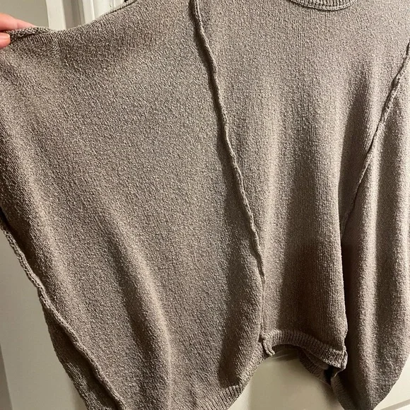 Zenana Outfitters Taupe Dolman Top - Picture 3 of 4